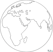 planète terre Coloriages À Imprimer